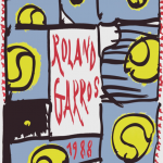 Roland Garros affiche l'été. Reprise de l'exposition